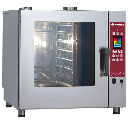 Gasovn, TOUCH SCREEN damp/konvektion, 7x GN 1/1 - AUTO-RENSNING