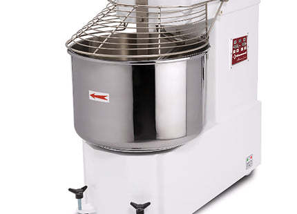 Spiral mixer 85 liters, 2 speeds, - Automatic, digital, 2 wheels and 2 cylinders