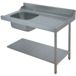 Right hand side pre-wash table (all models)