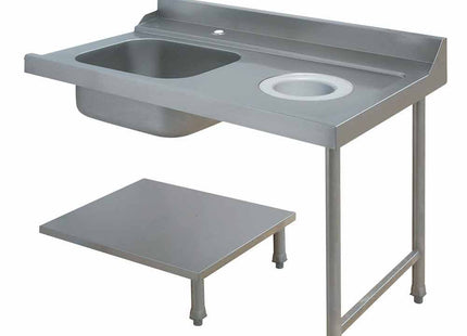 Table de prélavage côté droit (tous modèles)