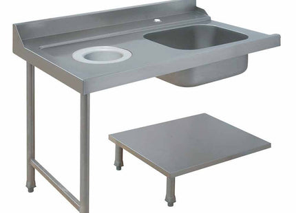 Table de prélavage côté gauche (tous modèles)