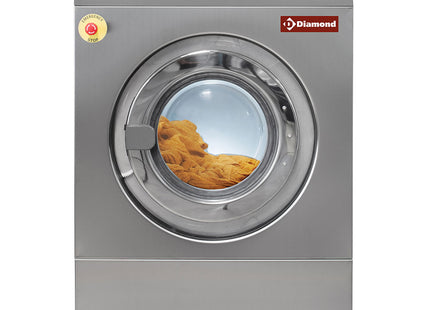 Washing machine with super spin-drying, 18 kg "stainless steel"