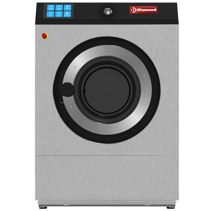 Lave-linge avec super essorage, 18 kg "inox"