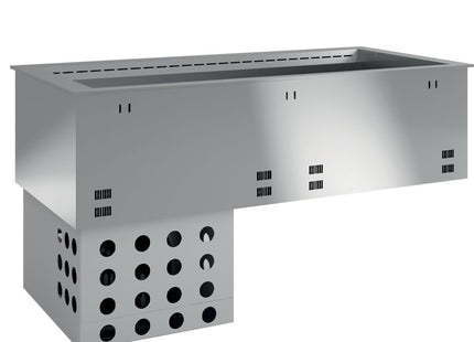 Évier à résistance réfrigéré et ventilé 4x GN 1/1