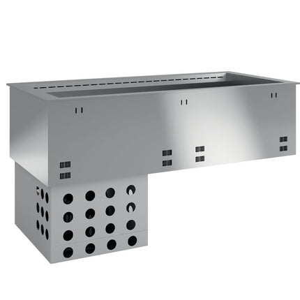 Element sink refrigerated, ventilated 4x GN 1/1