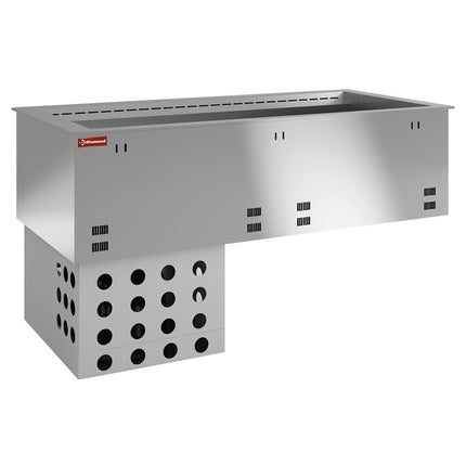 Elementvask nedkjølt, ventilert 5x GN 1/1
