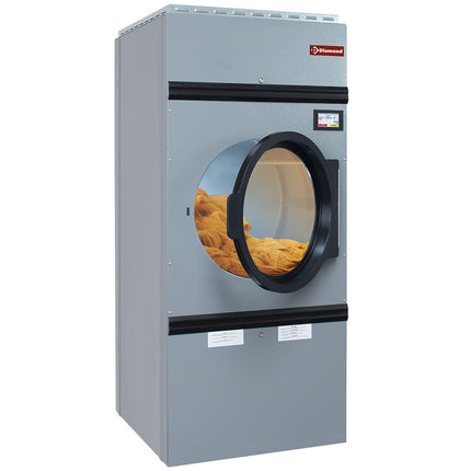 Gas rotary dryer, capacity 14 kg, with alternate rotation TOUCH SCREEN