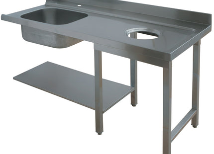Right pre-wash entry table