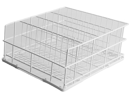 Basket for glasses Ø 85 mm, 400x400 mm Rilsan