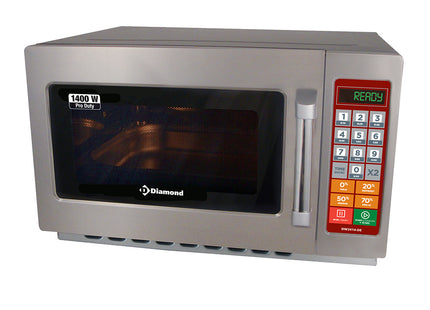 Kuchenka mikrofalowa ze stali nierdzewnej (GN 2/3), 1400 W. (34 Lt), cyfrowy