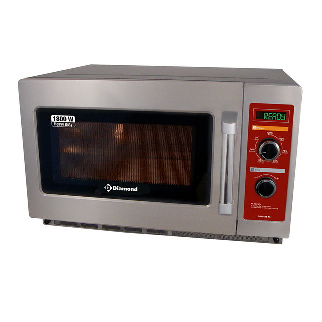 Micro-ondes en inox, (GN 2/3),1800 W. (34 Lt), Mécanique