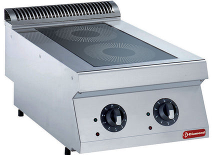 Electric cooker, 2 induction sources -TOP-test