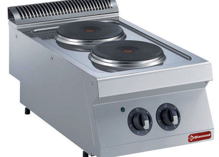 Electric cooker with 2 rounded plates -TOP-test