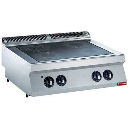 Electric vitroceramics cooker, 4 areas -TOP-test