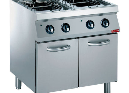 Electric pasta cooker, 2x 24,5 liters, on board (without baskets)