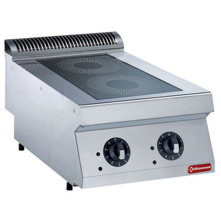 Cuisinière électrique, 2 feux à induction -TOP-