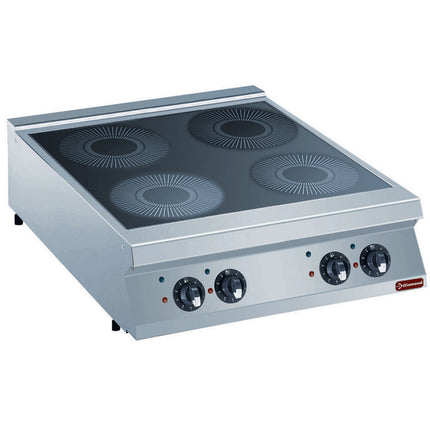 Cuisinière électrique avec 4 zones de cuisson à induction -TOP-