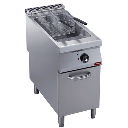 Electric fryer 1 basin "Y" 23 liters, external burners, on undercarriage