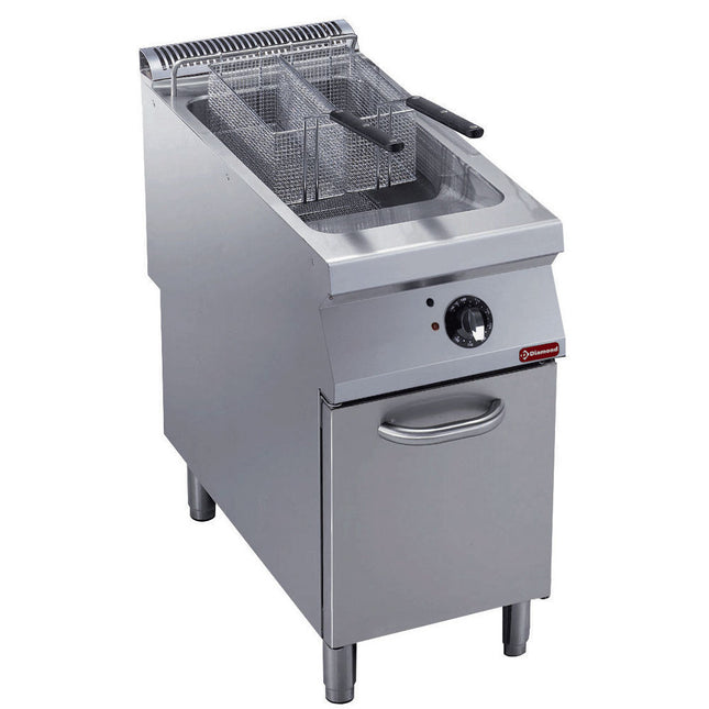 Electric fryer 1 basin "Y" 23 liters, external burners, on undercarriage