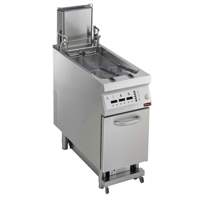Electric fryer 23 litre tank S/ARM " Oil filtration" + lift+auto cook, "DIGIT"