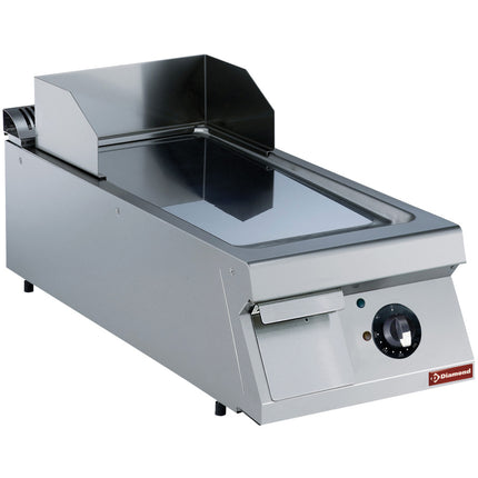 Flat elektrisk kokeplate, hard krom -TOPP-