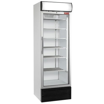 Static/ventilated negative T° display, 500 liters, light box