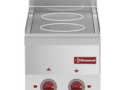 Cuisinière vitrocéramique 2 feux -Top-
