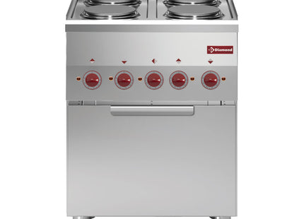 Range 4 hobs and electric convection oven GN 2/3test