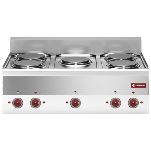 Electric cooker 5 hobs -Top-test