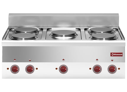 Electric cooker 5 hobs -Top-test