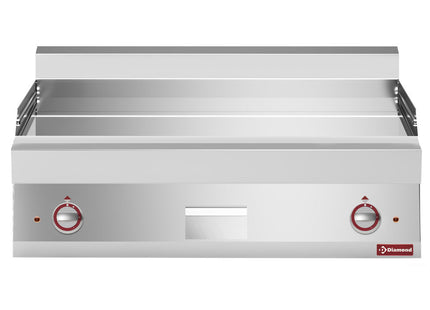 Flat electric cooking plate EXTRA-LARGE chrometest
