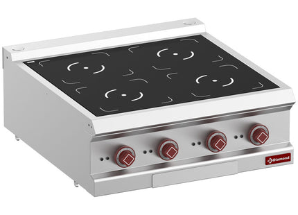 Elspis, 4 induktionszoner - Topp -