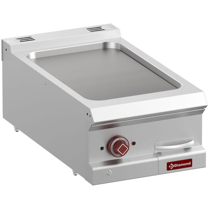 Electric fry top smooth, module 1/2 -Top-