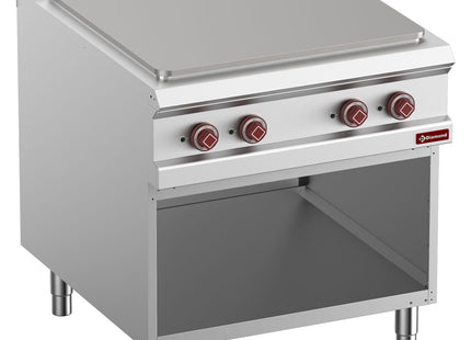 Electric cooking plate, module 1/1, open cabinet