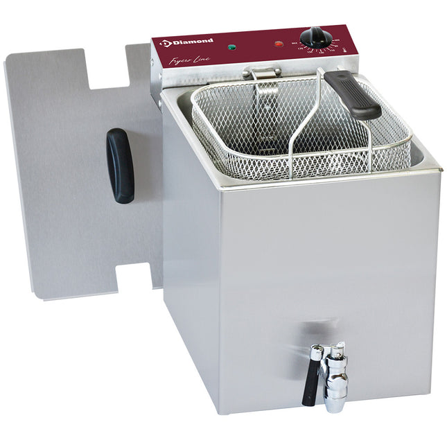 Friteuse électrique de table 8 litres + robinet