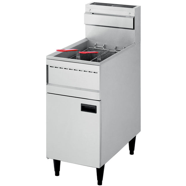 Gas fryer "high productivity", tank 23 liters