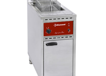 Gas fryer 1 tank 16 lit.- on cupboard