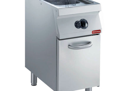 Friteuse à gaz, bassine en "Y" 15 litres, brûleurs externes, embarquée