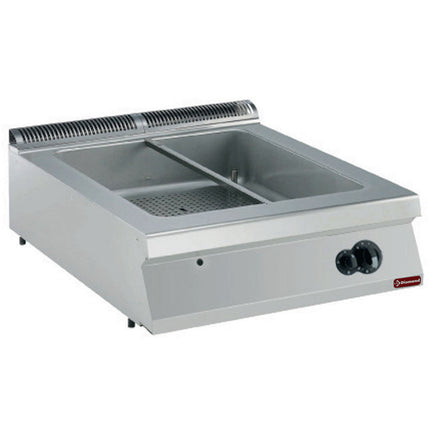 Bain-marie gaz, 8 GN 1/3 h 150 mm -TOP-