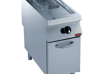 Gas fryer 1 basin "Y" 15 liters, external burners, on undercarriage
