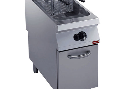 Gas fryer 1 basin "Y" 23 liters, external burners, on undercarriage