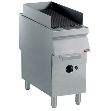 Grill gazowy, grill żeliwny, na cokole