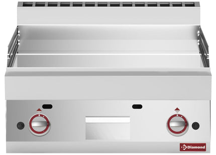 Flat gas cooking plate -Top- hard chrome "50 µm"