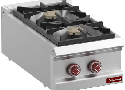 Gas cooker 2 burners -Top-