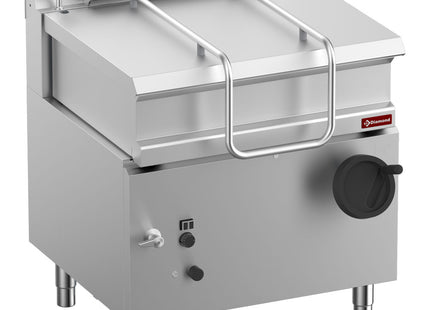 Gas tumbling frying pan, stainless steel tank, 60 lit.