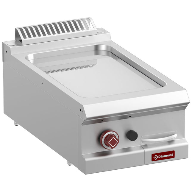 Plaque de cuisson gaz plaque chromée dure lisse, module 1/2 -Top-