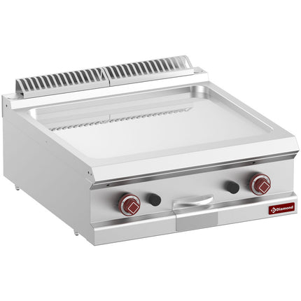 Flatgrill Gass glatt hardforkrommet plate, modul 1/1 -Topp-