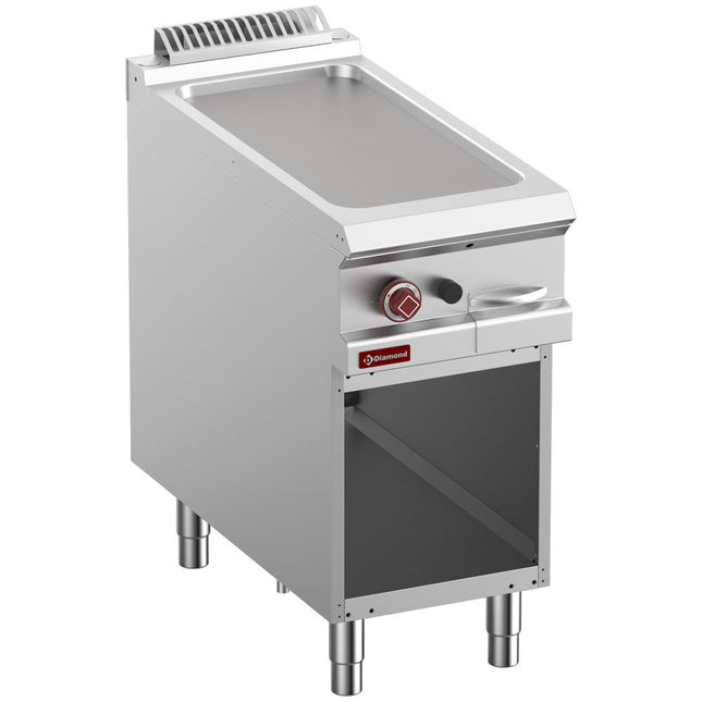 Lisse Plaque de cuisson gaz, module 1/2, placard ouvert