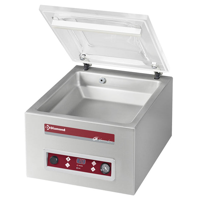 Machine sous vide, chambre 350x370xh150 mm - 8 m3/h
