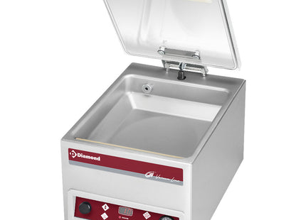 Vacuum machine, chamber 280x310xh85 mm. - 4 m3/h